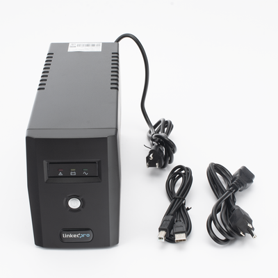UPS 600VA/360 W Línea Interactiva / 6 Contactos 5-15R (4 Respaldadas) / Regulación de Voltaje / Protección RJ45