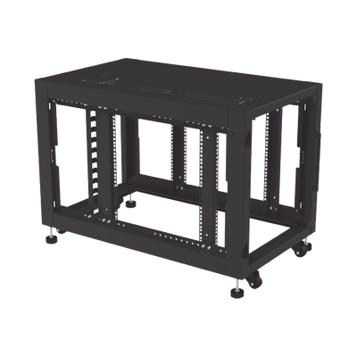 Gabinete Profesional de Piso para Telecomunicaciones de 12UR, 1000 mm Profundidad, Se envía el Gabinete armado.
