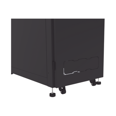 Gabinete Profesional para Telecomunicaciones de 24UR, 600 mm de Ancho x 1000 mm de Profundidad, Se envía el Gabinete Armado.