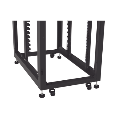 Gabinete Profesional para Telecomunicaciones de 24UR, 600 mm de Ancho x 1000 mm de Profundidad, Se envía el Gabinete Armado.