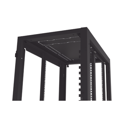 Gabinete Profesional para Telecomunicaciones de 24UR, 600 mm de Ancho x 1000 mm de Profundidad, Se envía el Gabinete Armado.