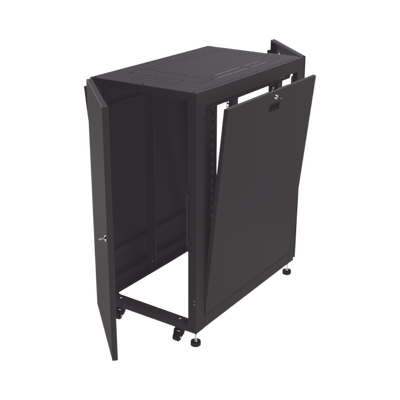 Gabinete Profesional para Telecomunicaciones de 24UR, 600 mm de Ancho x 1000 mm de Profundidad, Se envía el Gabinete Armado.