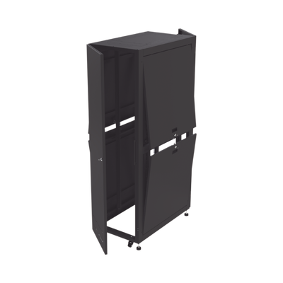 Gabinete para Telecomunicaciones Rack Estándar de 19", 42UR, 600 mm Ancho x 1000 mm Profundidad. Fabricado en Acero, Se envía el Gabinete Armado.
