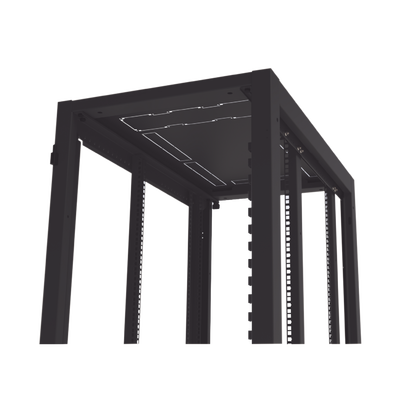 Gabinete para Telecomunicaciones Rack Estándar de 19", 42UR, 600 mm Ancho x 1000 mm Profundidad. Fabricado en Acero, Se envía el Gabinete Armado.