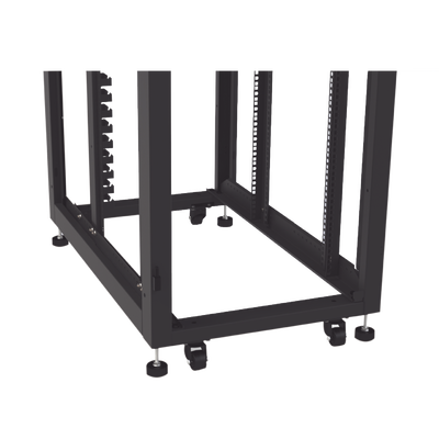 Gabinete para Telecomunicaciones Rack Estándar de 19", 42UR, 600 mm Ancho x 1000 mm Profundidad. Fabricado en Acero, Se envía el Gabinete Armado.