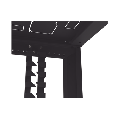 Gabinete para Telecomunicaciones Rack Estándar de 19", 42UR, 600 mm Ancho x 1000 mm Profundidad. Fabricado en Acero, Se envía el Gabinete Armado.