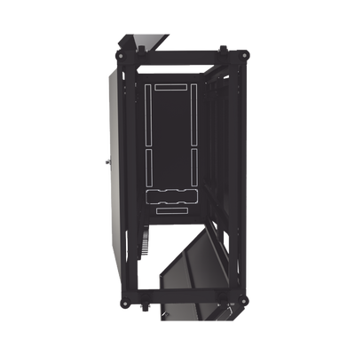 Gabinete Profesional para Telecomunicaciones de 45UR, 1200 mm Profundidad, Incluye 2 Organizadores Verticales de 45 Unidades de Rack, Se envía el Gabinete Armado.