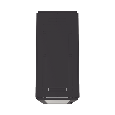 Gabinete Profesional para Telecomunicaciones de 45UR, 1200 mm Profundidad, Incluye 2 Organizadores Verticales de 45 Unidades de Rack, Se envía el Gabinete Armado.