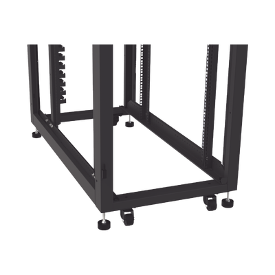 Gabinete Profesional para Telecomunicaciones de 45UR, 1200 mm Profundidad, Incluye 2 Organizadores Verticales de 45 Unidades de Rack, Se envía el Gabinete Armado.