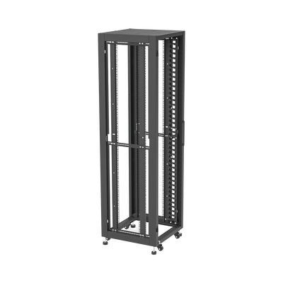 Gabinete para Telecomunicaciones Rack Estándar de 19", 42UR, 600 mm Ancho x 600 mm Profundidad. Fabricado en Acero, Se envía el Gabinete Armado.