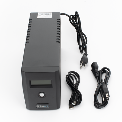 UPS 800VA/480 W Pantalla LCD / Línea Interactiva 120Vca / 6 tomas 5-15R (4 Respaldadas) / Regulación de Voltaje / Protección RJ45