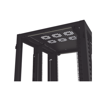 Gabinete para Telecomunicaciones Rack Estándar de 19", 42UR, 800 mm Ancho x 1000 mm Profundidad. Fabricado en Acero, Se envía el Gabinete Armado.