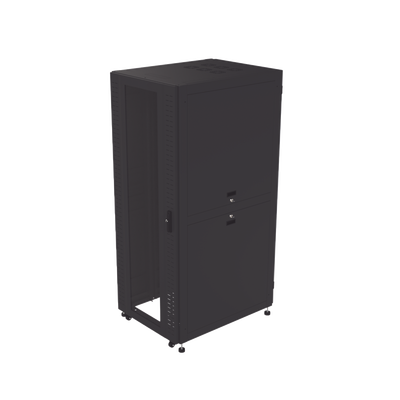 Gabinete para Telecomunicaciones Rack Estándar de 19", 42UR, 800 mm Ancho x 1000 mm Profundidad. Fabricado en Acero, Se envía el Gabinete Armado.