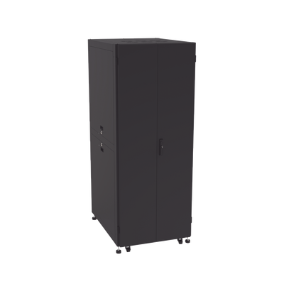 Gabinete para Telecomunicaciones Rack Estándar de 19", 42UR, 800 mm Ancho x 1000 mm Profundidad. Fabricado en Acero, Se envía el Gabinete Armado.