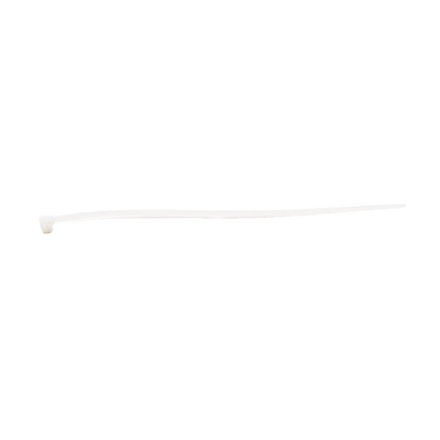 Cincho de plástico, Color Natural, 2.5 x 100 mm, Ideal para sujeción de cables (Bolsa con 100 piezas)