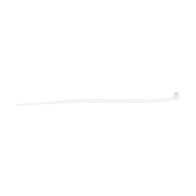 Cincho de plástico, Color Natural, 2.5 x 100 mm, Ideal para sujeción de cables (Bolsa con 100 piezas)