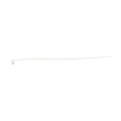 Cincho de plástico, Color Natural, 4.8 x 370 mm, Ideal para sujeción de cables (Bolsa con 100 piezas)