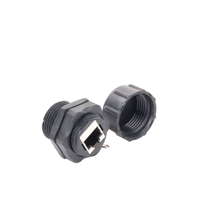 Acoplador Industrial RJ45-RJ45 Categoría 6 Blindado IP67 (Waterproof)
