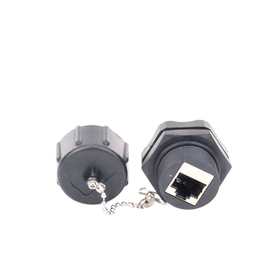 Acoplador Industrial RJ45-RJ45 Categoría 6 Blindado IP67 (Waterproof)