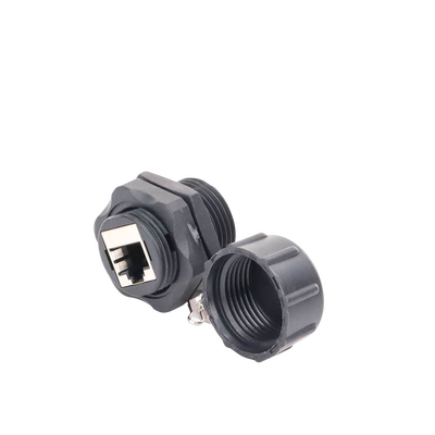 Acoplador Industrial RJ45-RJ45 Categoría 6 Blindado IP67 (Waterproof)