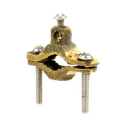 Conector para Tubo de hasta 1 1/4" a cable Cal. 4 AWG. Ideal para Aterrizaje de Torres TZ