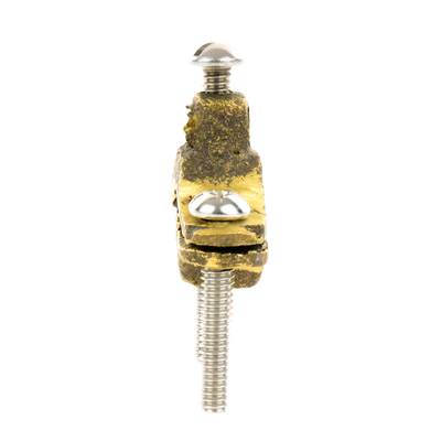Conector para Tubo de hasta 1 1/4" a cable Cal. 4 AWG. Ideal para Aterrizaje de Torres TZ