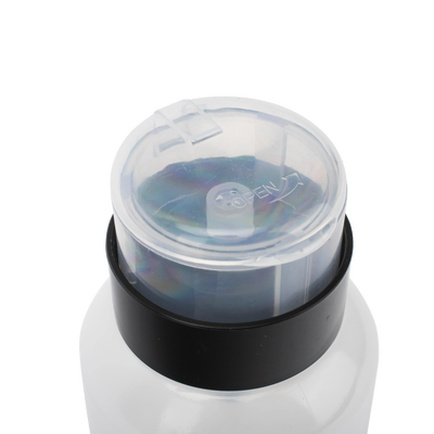 Botella Dispensadora de Alcohol, Capacidad 200 ml, Sistema de Bloqueo-Antiderrames, Ideal para Limpieza y Preparación de Fibra Óptica