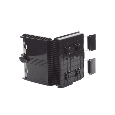 Cierre de Empalme para 24 fusiones de fibra óptica, Interior/Exterior, con 8 acopladores SC/APC y splitter 1x8 SC/APC Incluido, IP65