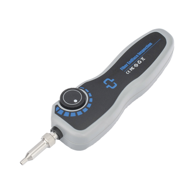 Microscopio para inspección de conectores de fibra óptica