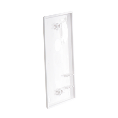 Placa de Pared Ciega Universal, Color Blanco