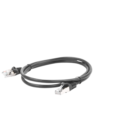 Cable de parcheo FTP Cat5e - 1 m - negro