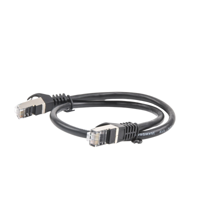 Cable de parcheo FTP Cat6 - 0.5 m - negro