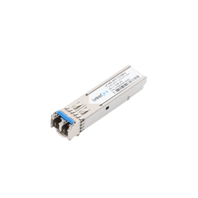 Transceptor Óptico Industrial SFP (Mini-Gbic) / Monomodo 1310 nm / 1.25 Gbps / 1000BASE / Conectores LC/UPC Dúplex / DDM / Hasta 5 km