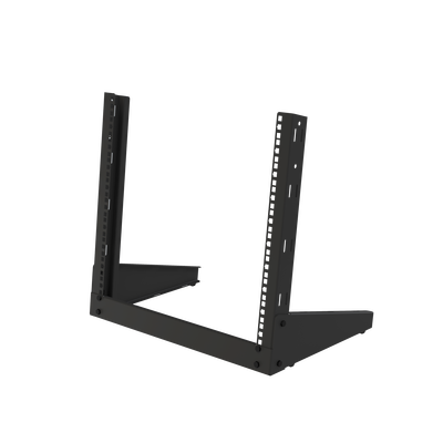 Rack de 19", 9 UR,  Para Uso en Mesa. Ideal para Instalaciones, Temporales / Pruebas / Exhibición