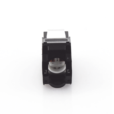 Módulo Jack Keystone Cat5e (toolless), con terminación en ángulo 180 º Color Negro, Compatible con Faceplate y Patchpanel Linkedpro