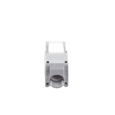 Módulo Jack Keystone Cat6 (toolless), con terminación en ángulo 180 º Color Gris, Compatible con Faceplate y Patchpanel Linkedpro