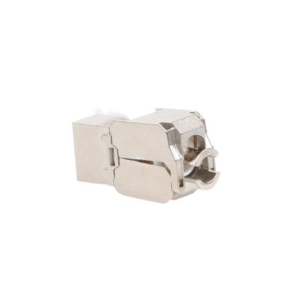 Módulo Jack Keystone Cat6A Blindado (STP) sin herramienta (toolless) para faceplate