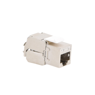 Módulo Jack Keystone Cat6A Blindado (STP) sin herramienta (toolless) para faceplate