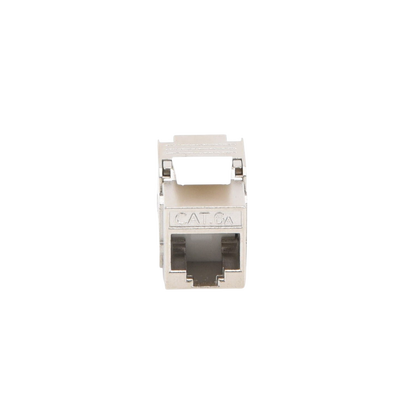 Módulo Jack Keystone Cat6A Blindado (STP) sin herramienta (toolless) para faceplate