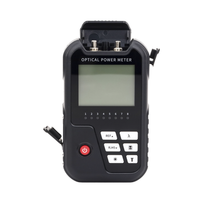Medidor de Potencia Óptica (MINI OPM) / Rango de Medición -50dBm a 26dBm / Compatible con Fibra Óptica Multimodo y Monomodo / Soporta conectores SC, ST Y FC / Incluye Función de VFL 2 mW / Recargable