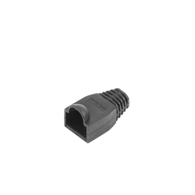 Bota Plástica para protección de Plug RJ45, Color Negro
