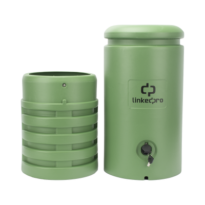 Pedestal para Cajas de Empalme de Fibra Óptica Cilíndrico Color Verde con Bracket Estandar (No incluye caja de empalme)