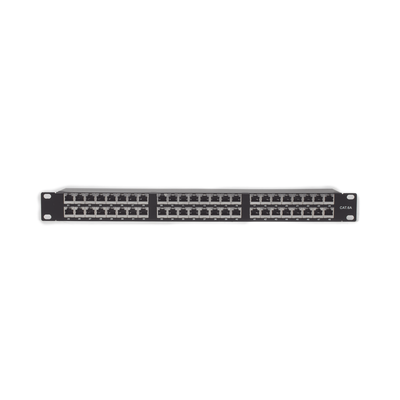 Panel de parcheo de impacto (110) blindado de 48 puertos Cat6A