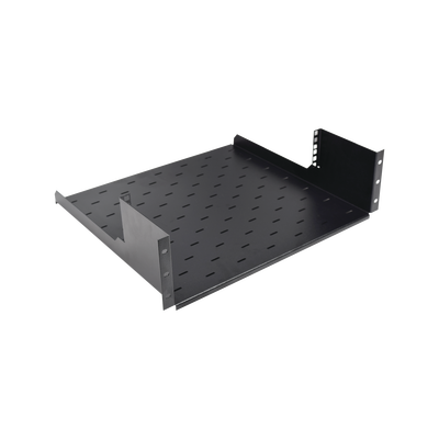 Rack Abierto de Montaje en Pared, de 19in, de 2 Unidades de Rack, con Charola de 460 mm de Profundidad, Se envía el Gabinete Armado.