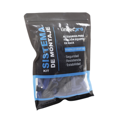 Kit de Montaje Rápido para Equipos en Rack / No más Tuercas Enjauladas / Soporta hasta 50 kg (50 Piezas)