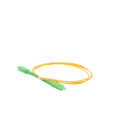 Jumper de Fibra Óptica Monomodo SC/APC-SC/APC Simplex de 1 metro, 2mm