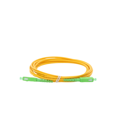 Jumper de Fibra Óptica Monomodo SC/APC-SC/APC Simplex de 2 metros 3mm