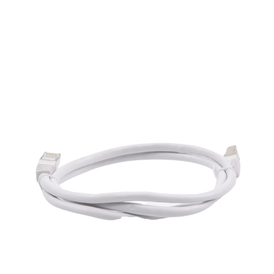 Patch Cord Cat6A 10G blindado 1.0M ( 3.28 ft ) BLANCO