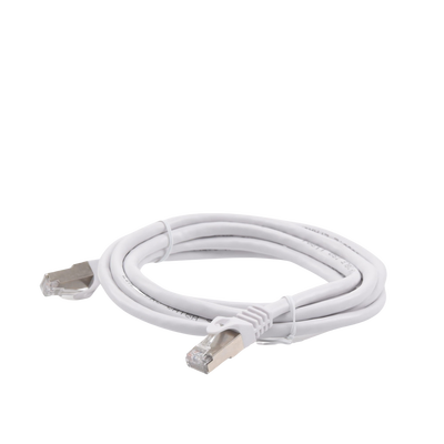 Patch Cord Cat6A 10G blindado  2M ( 6.25 ft ) BLANCO