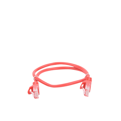 Cable de parcheo UTP Cat5e - 0.5 m - rojo